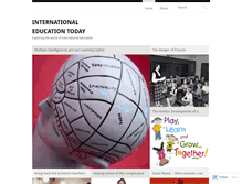 Tablet Screenshot of internationaleducationtoday.com